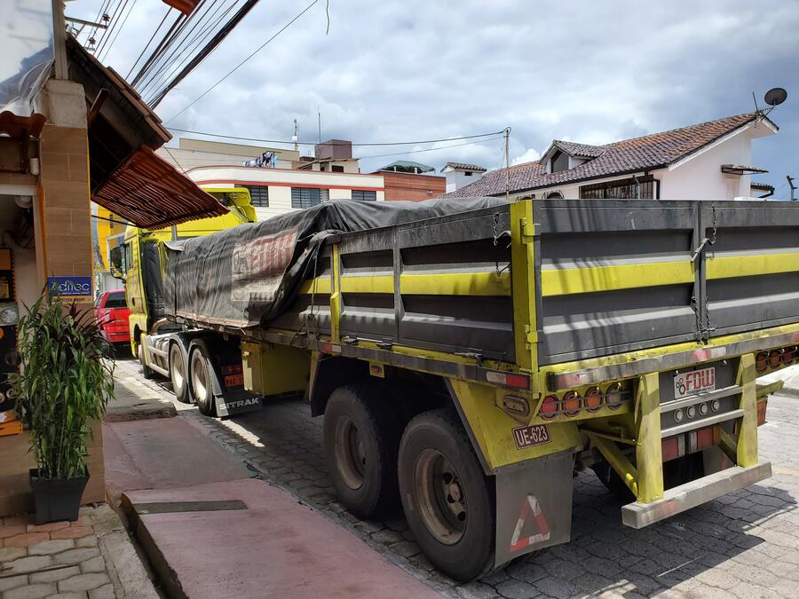 Distribución Cemento en Camión